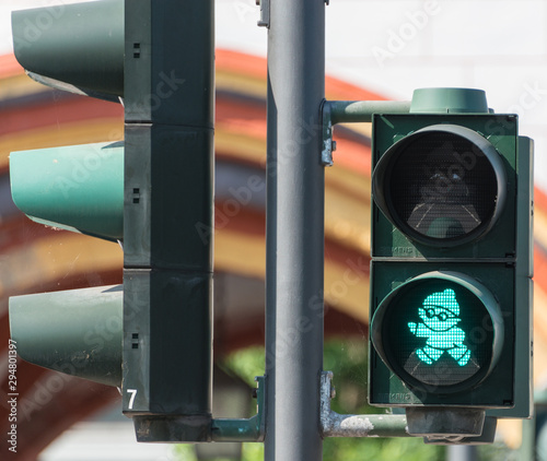 Ampelmännchen grün photo