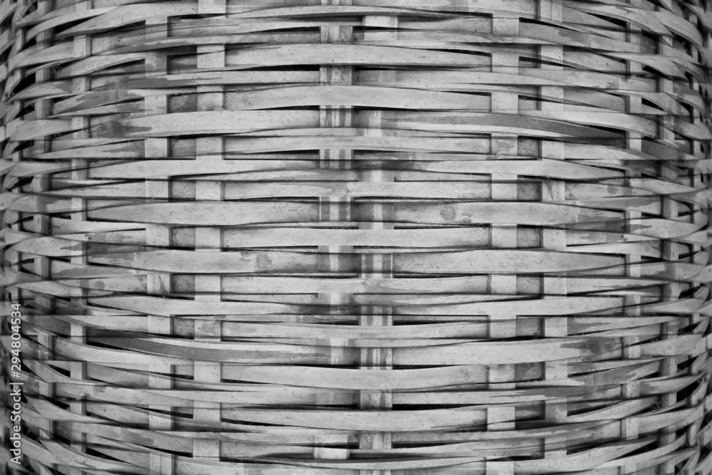 black and white weave bamboo abstract texture background black and white weave bamboo abstract texture background