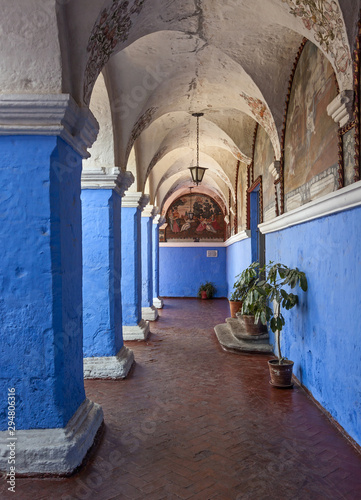 Gateway to Heaven   Sevilla street, inside the Santa Catalina monastery of Arequipa, © minoandriani