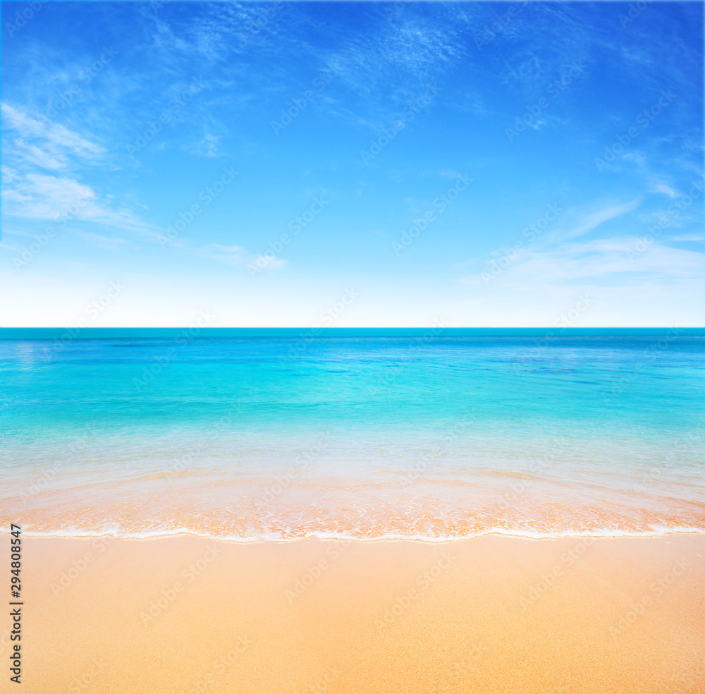 Fototapeta premium Tropical beach and sea