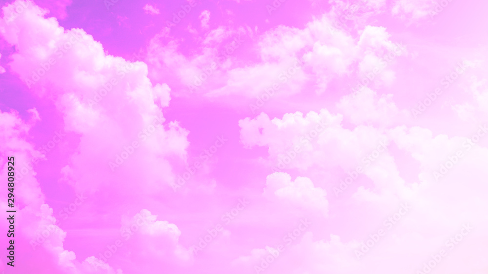 Beautiful sky and clouds in purple soft color. Beautiful sky and clouds in purple soft color.
