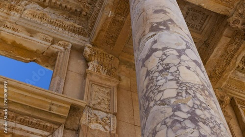 Celsus library, Roman city of Efeso (Ephesus),  Selçuk village, Izmir (Esmirna), Turkey photo