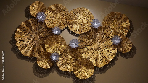 The Golden Flower Wall Decor