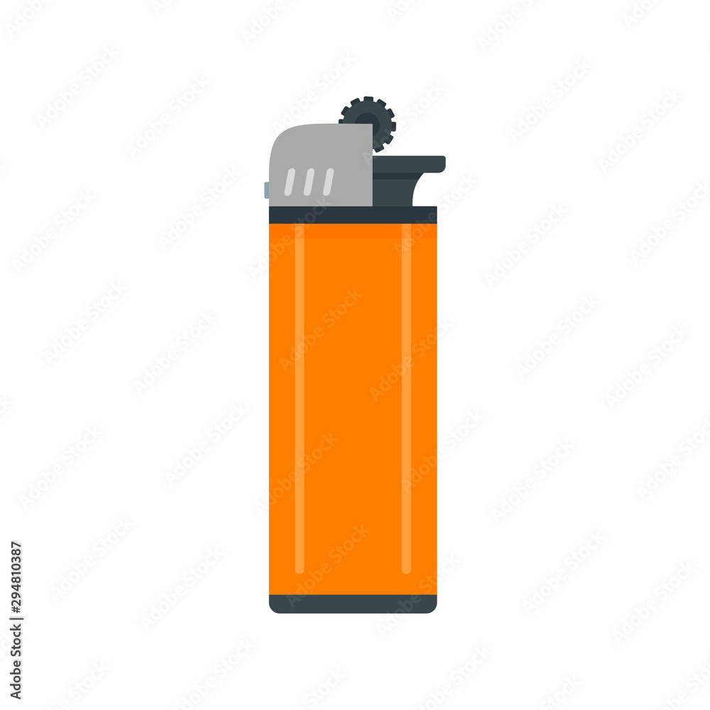 Portable cigarette lighter icon. Flat illustration of portable cigarette lighter vector icon for web design Portable cigarette lighter icon. Flat illustration of portable cigarette lighter vector icon for web design