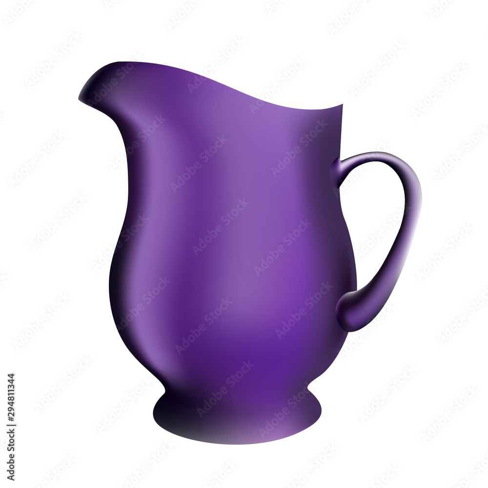 High transparent glass jug for juice High transparent glass jug for juice