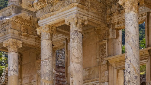 Celsus library, Roman city of Efeso (Ephesus),  Selçuk village, Izmir (Esmirna), Turkey photo