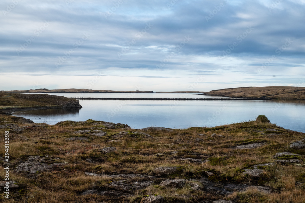 Blick auf die Halbinsel Geldinganes bei Grafavogur, einem Vorort von Reykjavik Blick auf die Halbinsel Geldinganes bei Grafavogur, einem Vorort von Reykjavik
