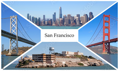 Postcard of San Francisco city