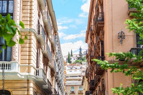 calles del Albaicín en Granada, España