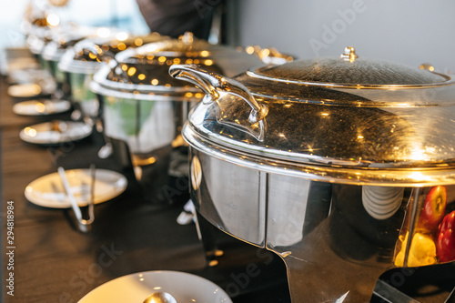 Tablou pe pânză Catering buffet Food in the banquet.