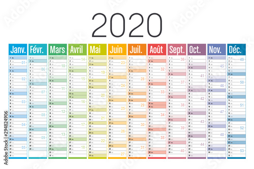 Calendrier 2020
