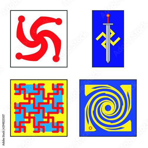 swastika pattern collection 15