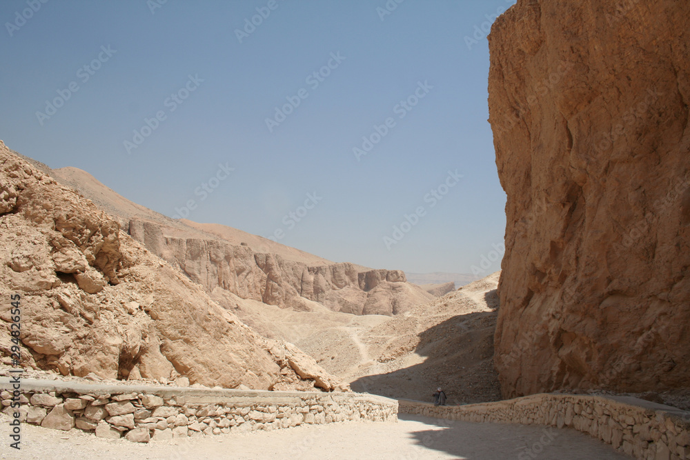 Valley of kings. The tombs of the pharaohs. Tutankhamun. Luxor. Egypt. 