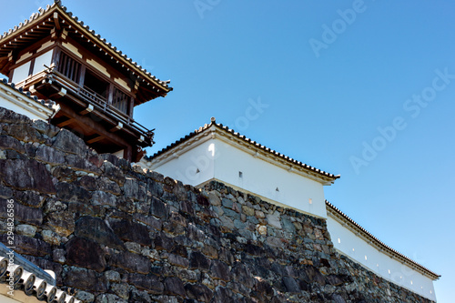 Fukuchiyama castle in Fukuchiyama city, Kyoto prefecture, Japan © Kazu