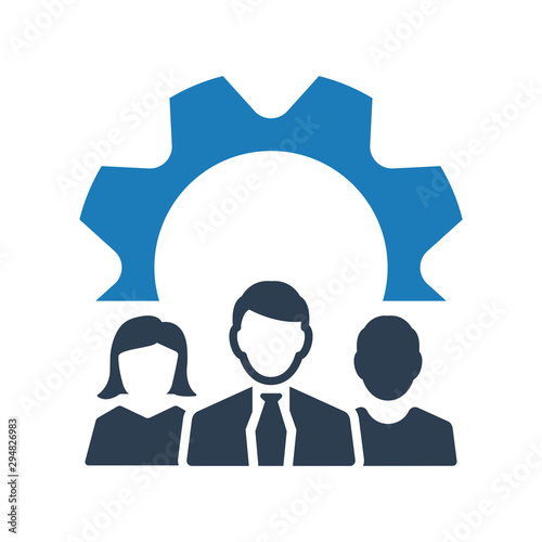 Business expert team icon photo