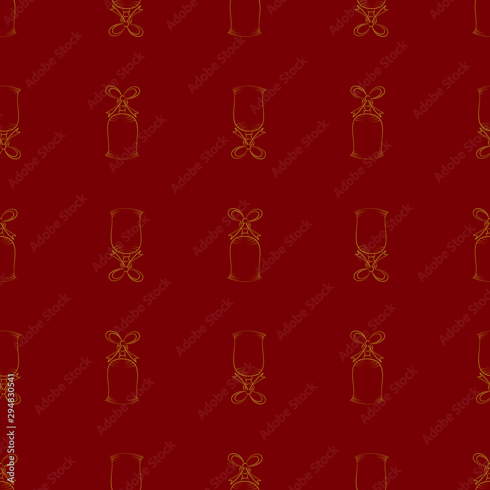 Christmas seamless pattern. Vector illustration. 