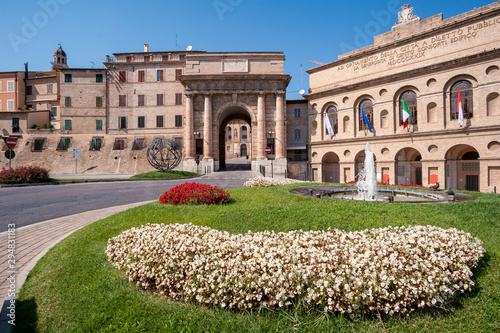 Sferisterio theatre in Macerata In Italy