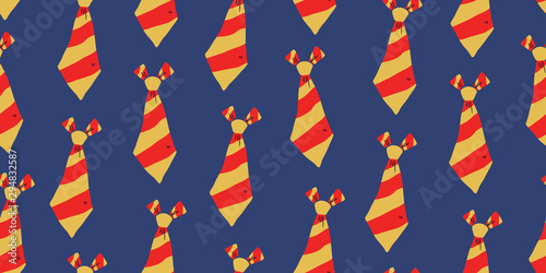 Witch magician school uniform seamless pattern. 