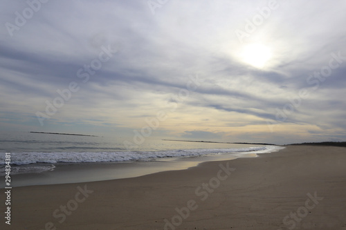 sunset on beach