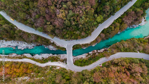 Photography Napoleon Bridge Over Emerald Soca River in Slovenia