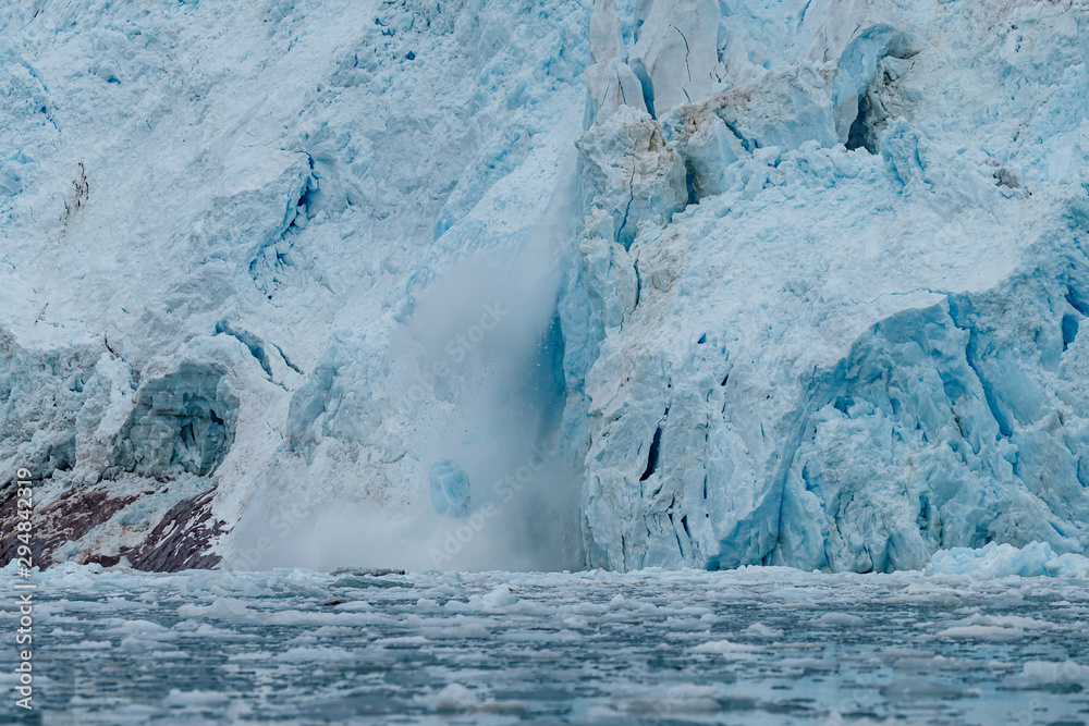 Glaciers, ice, glacier fronts morains the landscape of Spitsbergen. Glaciers, ice, glacier fronts morains the landscape of Spitsbergen.