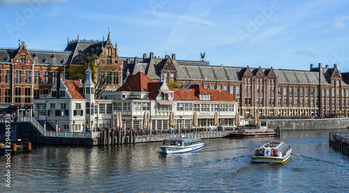 Canals of the Amsterdam city