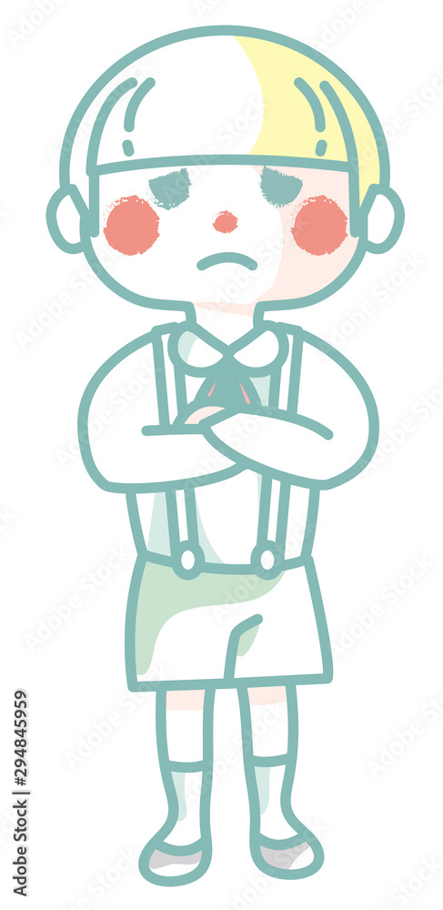 困っている男の子 困っている男の子