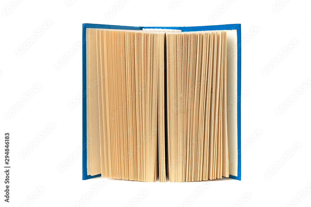 Open book on white background, isolated Open book on white background, isolated