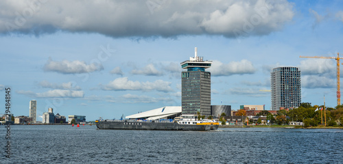 Photography Landscape of Amsterdam strait in sunny day