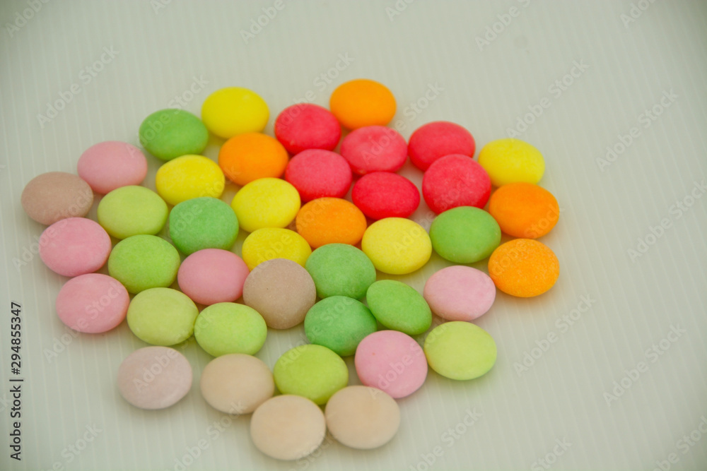 candy on white background candy on white background