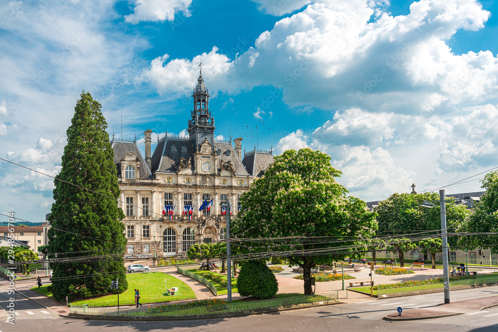 LIMOGES, FRANCE - May 8, 2018 : Limoges City Hall in Limoges, France
