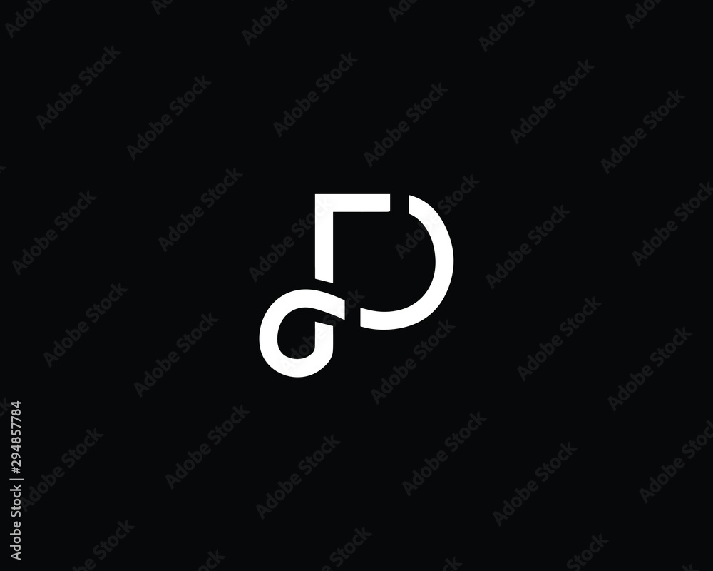 Trendy and Minimalist Letter FP FC Logo Design in Black and White Color , Initial Based Alphabet Icon Logo Trendy and Minimalist Letter FP FC Logo Design in Black and White Color , Initial Based Alphabet Icon Logo