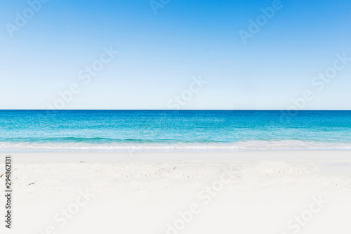 Clean Beach Sand Summer Background © ilker