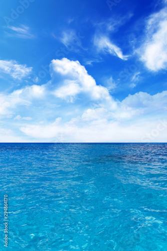 Perfect sky and ocean background
