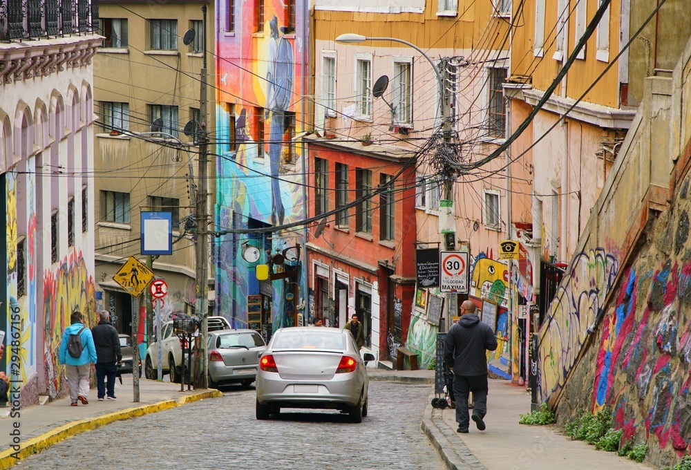 Streets of Valparaíso, Chile