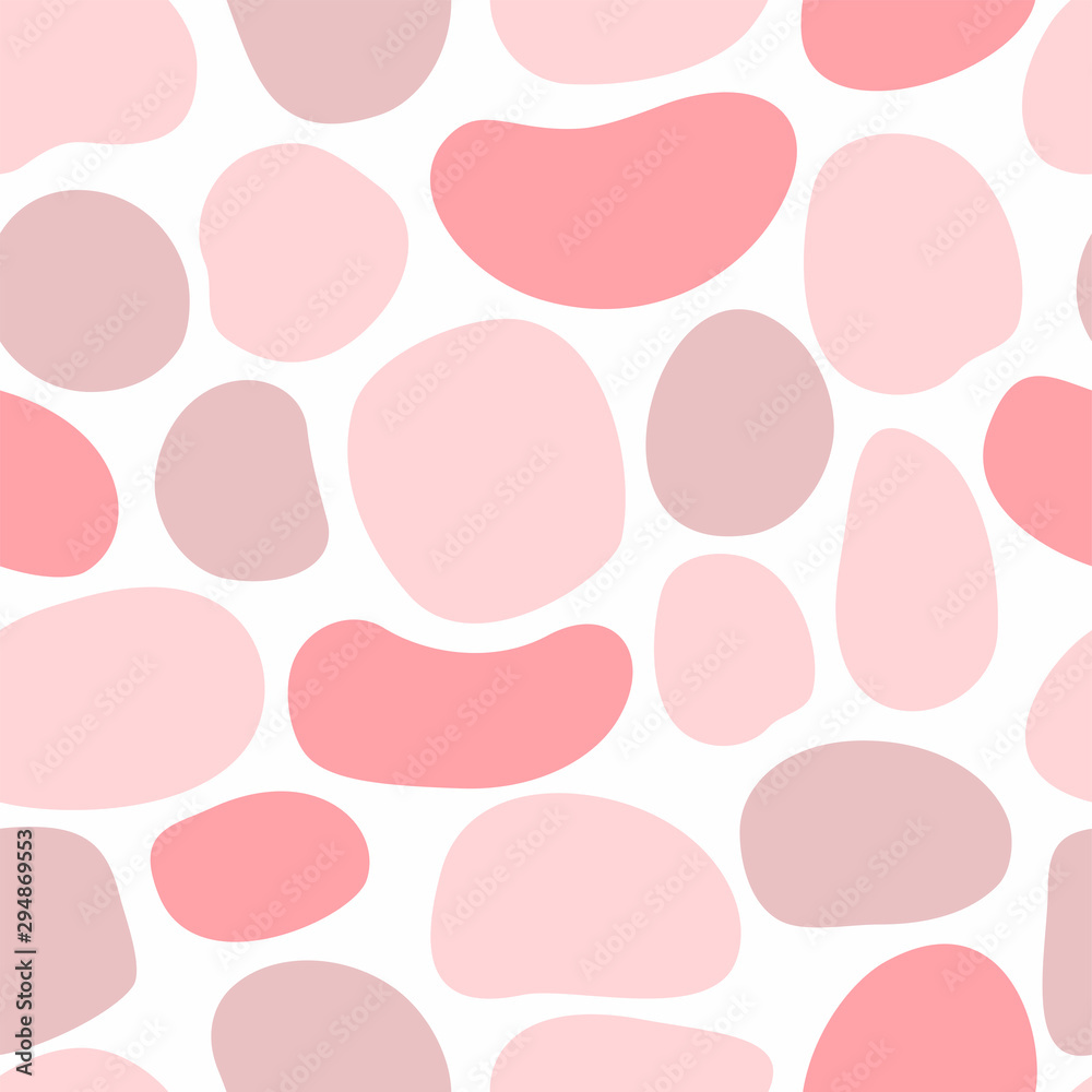 Seamless background with abstract pastel spots. Seamless background with abstract pastel spots.