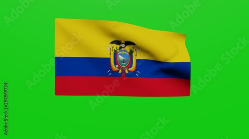 Bandera Ecuador. Vídeo