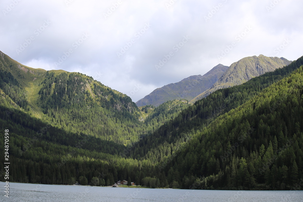 Fototapeta premium Il Lago d' Anterselva - Dolomiti - Trentino A. Adige