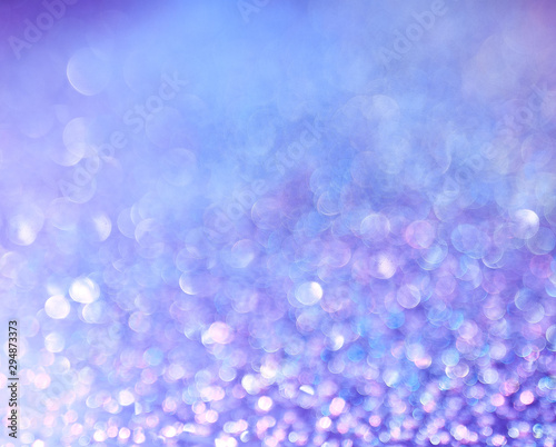 Blue background with glitter
