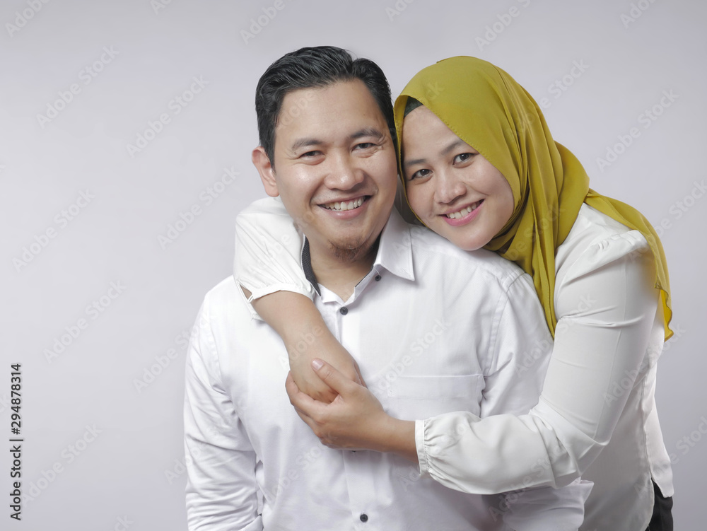 Happy Asian Muslim Couple Happy Asian Muslim Couple