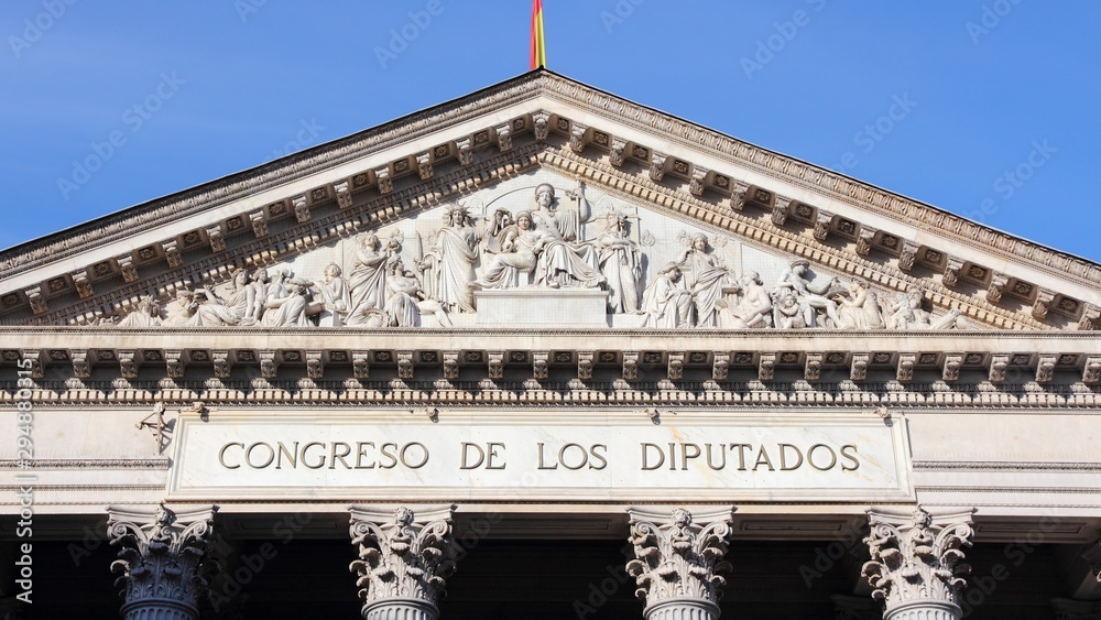 Parliament of Spain in Madrid (Congreso de los Diputados)