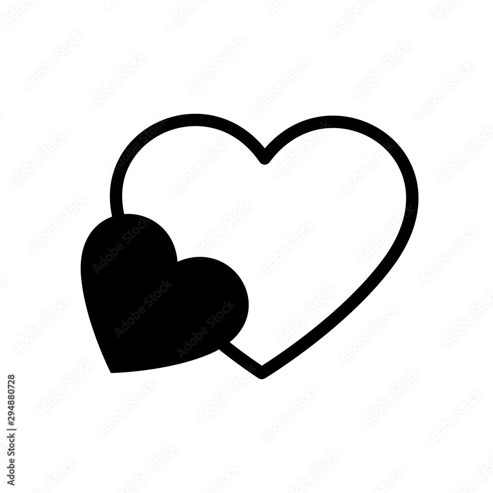 Hearth Icon Vector Design Template Hearth Icon Vector Design Template