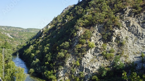 colorful matka canyon in northern macedonia