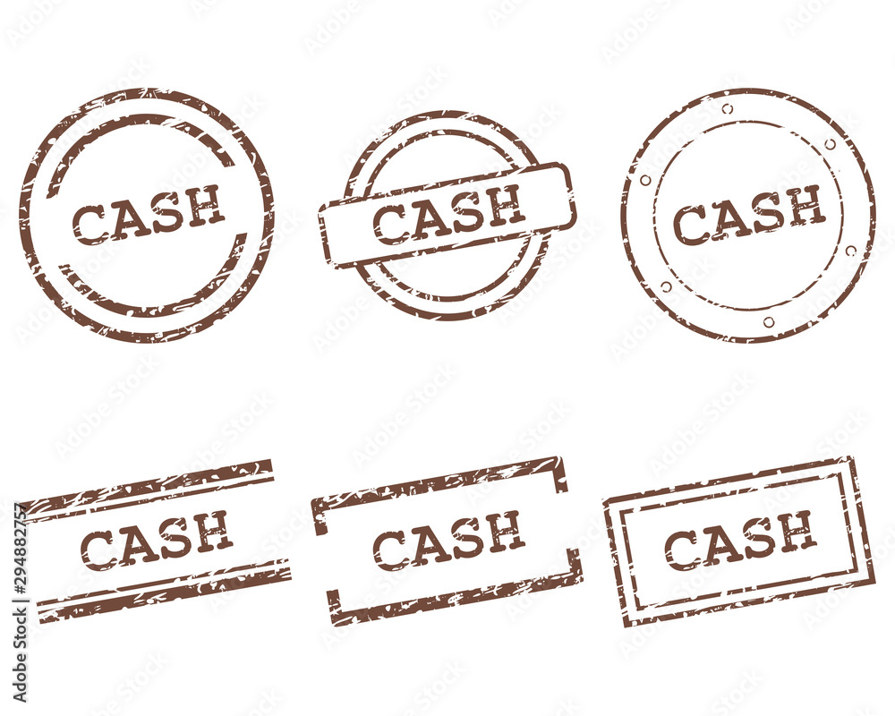 Fototapeta premium Cash Stempel