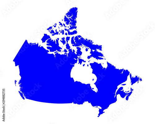 Karte von Kanada