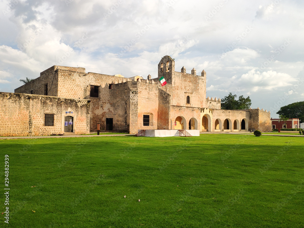 Convent of Sisal in the magic town of Izamal, Mexico