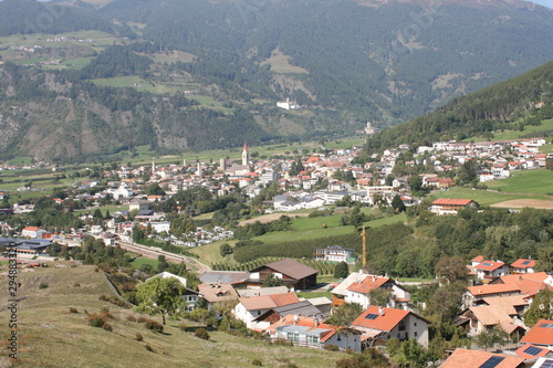 Ortsansicht Mals in Südtirol photo