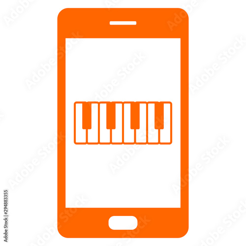 Keyboard und Smartphone