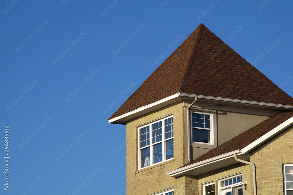 house roof home building residential rooftop facade