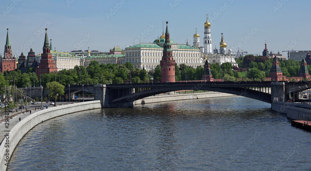 Obraz premium Vue sur le Kremlin de Moscou